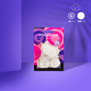 PODODISC STALEKS PRO L (50 ud) – Blanco – Grit files